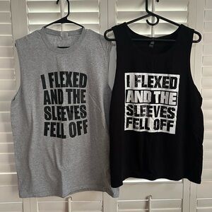 2-for-1 Men’s Funny Graphic Tank Tops